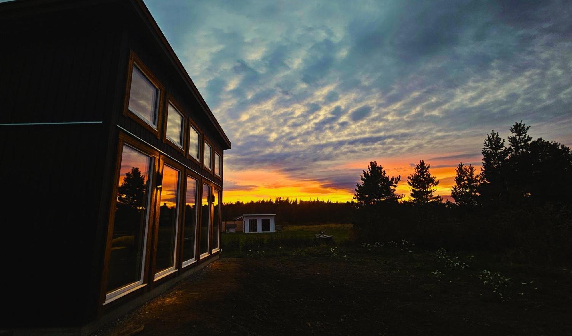 Reindeer River Lights Lodge Kiruna község Kültér fotó